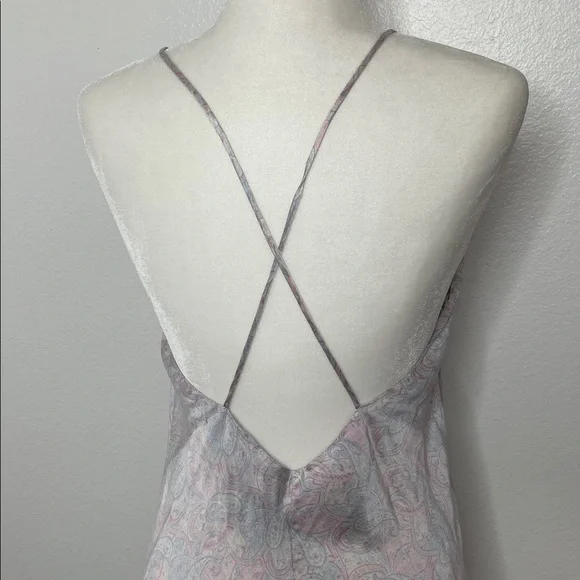 VTG 1980’S Glynn & Jacalyn Manson For Neiman Marcus Silk Paisley Slip Medium